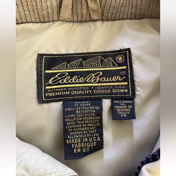 Vintage EDDIE BAUER Premium Heavy Duty Goose Down Coat - Picture 2 of 8